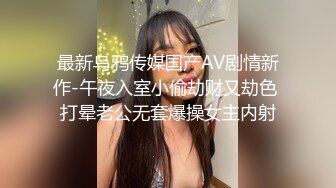 最新乌鸦传媒国产AV剧情新作-午夜入室小偷劫财又劫色 打晕老公无套爆操女主内射