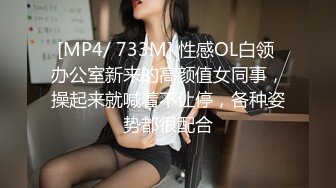 [MP4/ 733M] 性感OL白领 办公室新来的高颜值女同事，操起来就喊着不让停，各种姿势都很配合