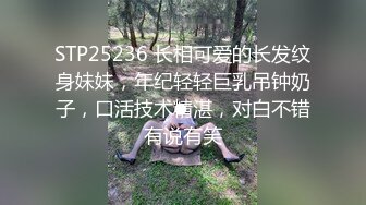 STP25236 长相可爱的长发纹身妹妹，年纪轻轻巨乳吊钟奶子，口活技术精湛，对白不错有说有笑