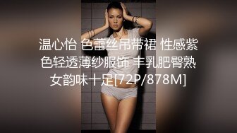 温心怡 色蕾丝吊带裙 性感紫色轻透薄纱服饰 丰乳肥臀熟女韵味十足[72P/878M]