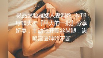 极品露脸骚婊人妻调教✅NTR绿帽大神『吊大的一批』分享娇妻，主动张开黑丝M腿，满嘴淫语呻吟不断