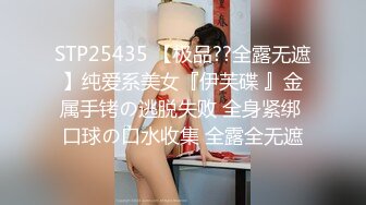 STP25435 【极品??全露无遮】纯爱系美女『伊芙碟 』金属手铐の逃脱失败 全身紧绑 口球の口水收集 全露全无遮